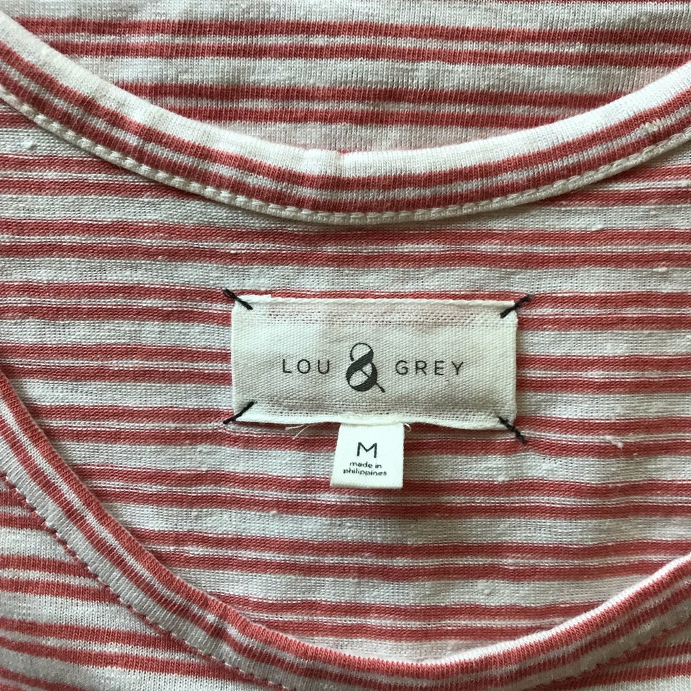 LOU & GREY Drop Waist Dress Size Medium - Picture 4 of 5